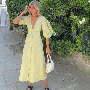 Free People Lydia Midi Dress